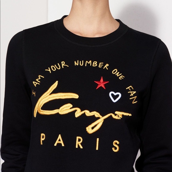 KENZO Paris I Am Your Number One Fan Sweater - Picture 2 of 10